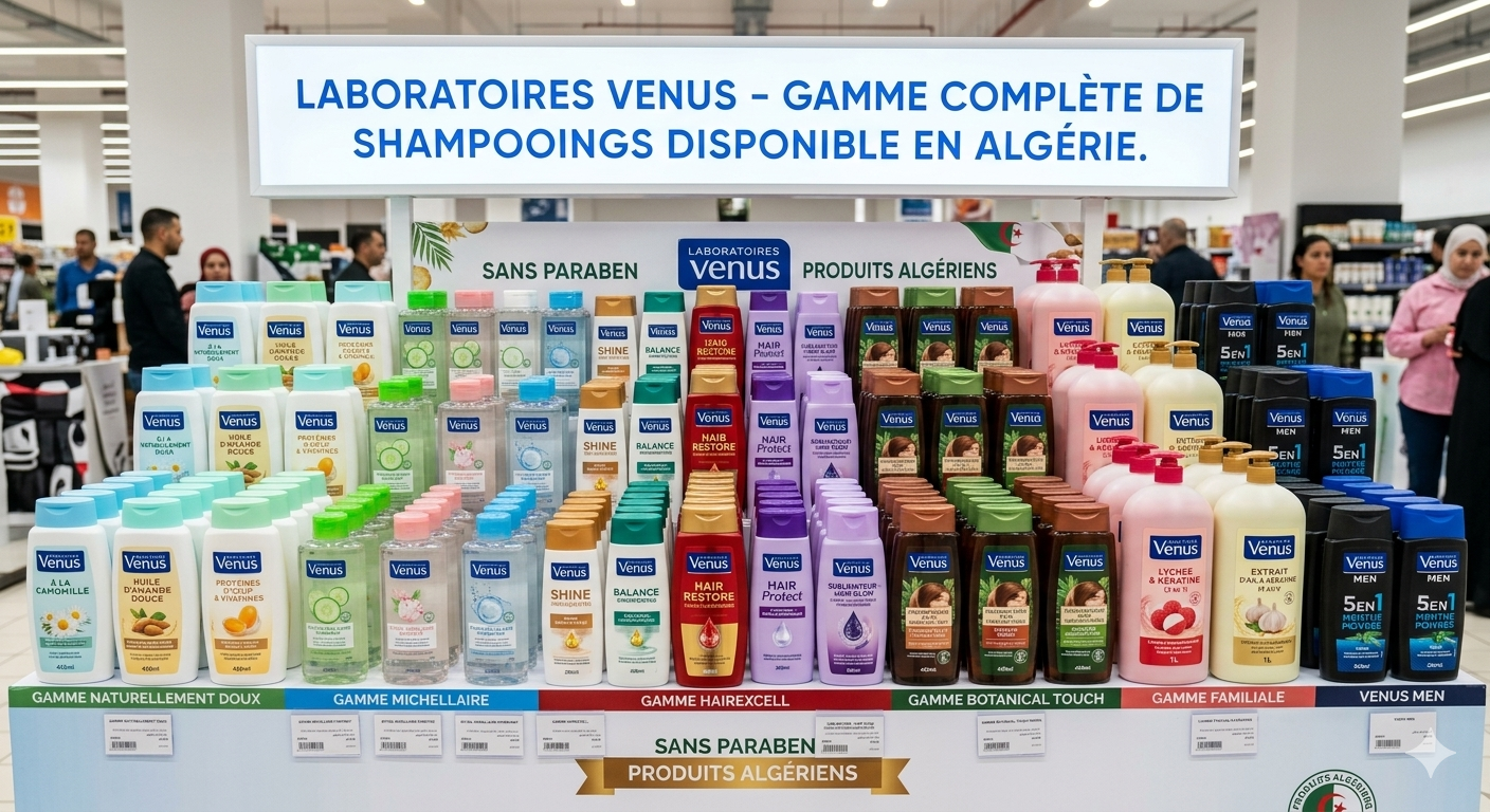 Gamme produits cosmétiques Venus Algérie - Livavel Shop