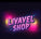 Livavel Shop néon rétro avec palmiers et grille lumineuse