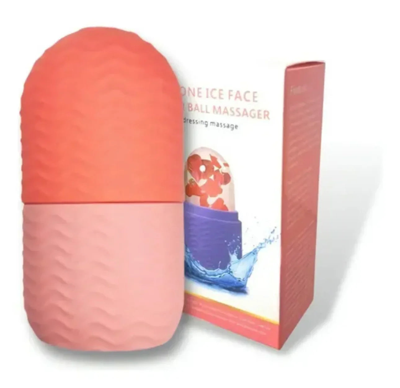Massager facial en forme de capsule avec boîte, soin beauté et massage